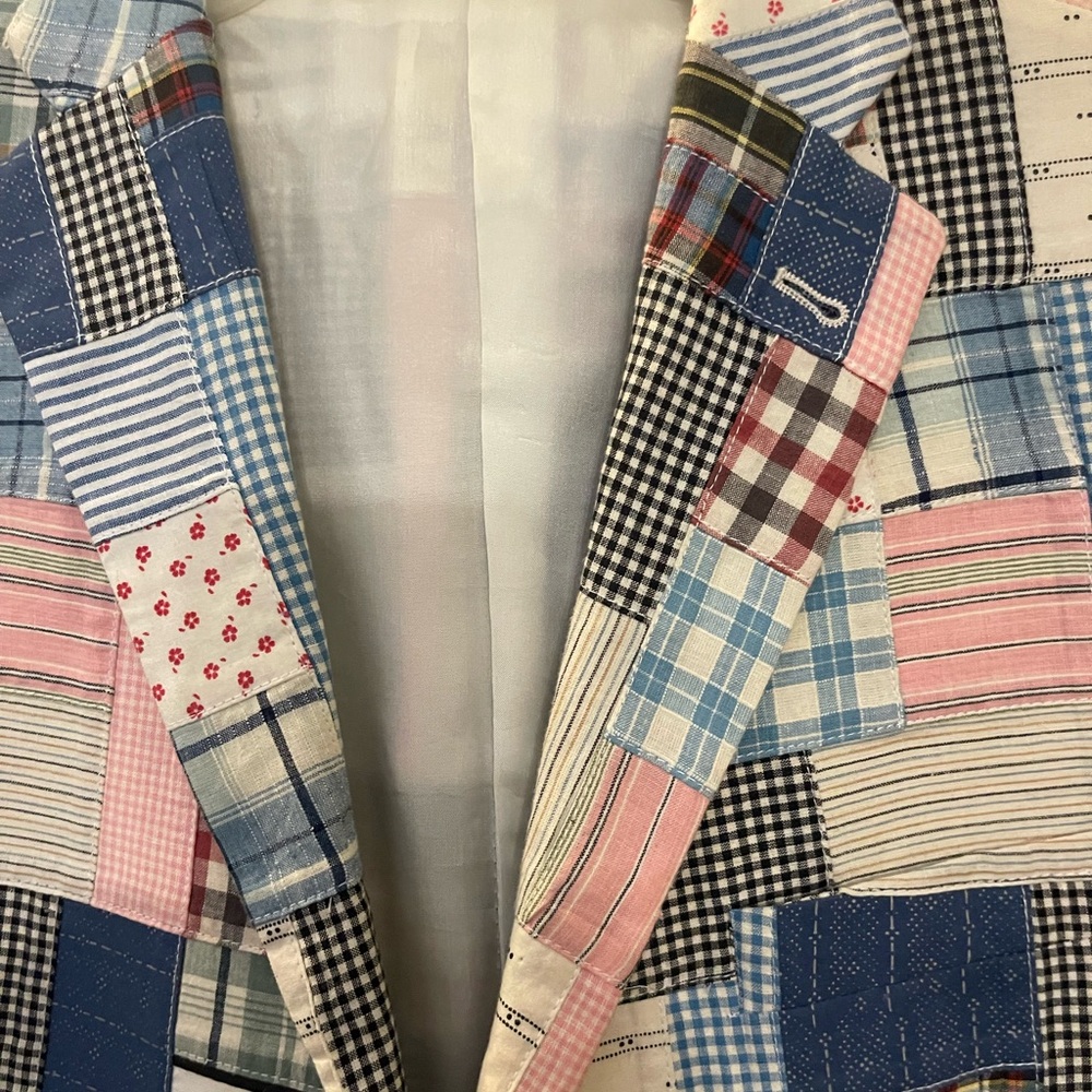 Hickory Freeman Men’s Patchwork Blazer . Euc - image 2